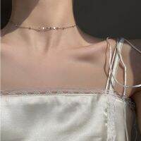 สร้อยคอแฟชั่น925เงินสเตอร์ลิงความรักสไตล์เรียบง่ายโซ่เสน่ห์หัวใจ Choker โซ่ไหปลาร้าส่งเครื่องประดับประณีตของผู้หญิง