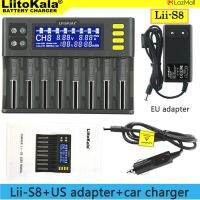 [ประกัน 1 ปี ]เครื่องชาร์จถ่าน Liitokala Lii-S8 ราง 8 ช่อง สำหรับ 18650 / AA / AAA Ni-MH / Li-ion / LiFePo4 / 9V