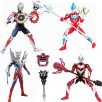 2022 New joint movable Ultraman Zero Ginga Ultraman Orb Geed Trigger Action Figures 17cm PVC Model Fight Monsters Kid Gift Toy