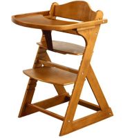 Luxury Wooden Feeding Chair  เก้าอี้ทานข้าวเด็ก ทรงสูง เก้าอี้หัดนั่งทานข้าวเด็ก เก้าอี้ไม้เด็ก