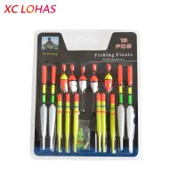 ∋ 15pcs/set Three Sizes Fishing Float Tube Buoy Bobber with Rubber Connector Fishing Tackle for All type of Fishing Free Shipping