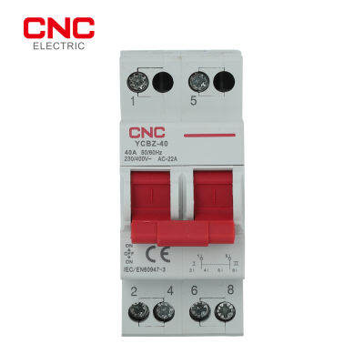 YCBZ-40 CNC 40A 2P 5060Hz Tukar Suis Disconnectors Tukar Beban dan Memecahkan