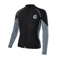 2MM Wetsuit Top Long Sleeve Snorkeling Suits Warm Wetsuit Large Size Sea Surf Diving Suit To Keep Warm And Cold Surfing