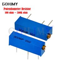 10PCS 3006P 100 ohm 500K ohm Trimmer Potentiometer Resistor 100R 200R 500R 1K 2K 5K 10K 20K 50K 100K 200K 500K 1M new