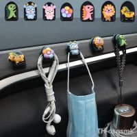 【CC】✵  Car Cartoon Hooks Decoration Automobile Interior Organizer Holder Durable Small Accessories