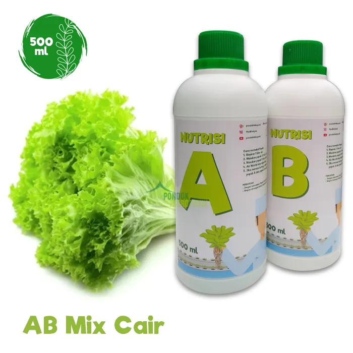 Nutrisi AB Mix | ABMix | Hidroponik 500ml | Lazada Indonesia