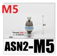 LJLJ-Pneumatic Muffler Smc Type Asn2 Series Metering Valve With Silencer Adjustable Exhaust Throttle Shutter Asn2-M5 Asn2-02 Asn2-03