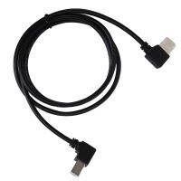 USB2.0-A เอียงขวาตัวผู้ไปยัง USB-B เอียงขวาตัวผู้สายเครื่องพิมพ์สายสแกนเนอร์1เมตรสำหรับการส่งข้อมูล