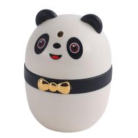 Fashion Portable Easy to Clean Cute Panda Bamboo Toothpick Container Damp-proof Toothpick Storage Box Home Supplies