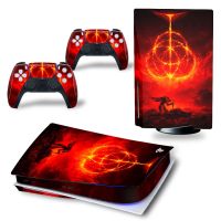 Elden Ring NEW GAME PS5 disk Disc Skin digital skin sticker digital decal cover for PS5 console and controllers sticker vinyl