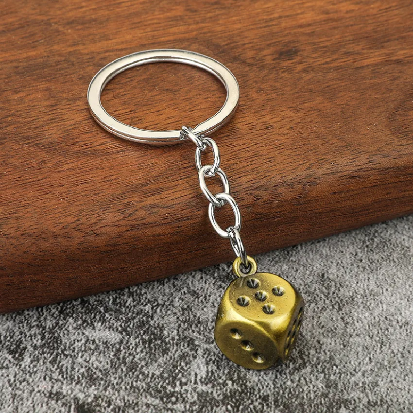 Dice key Chain Fashion Gamble key Chains