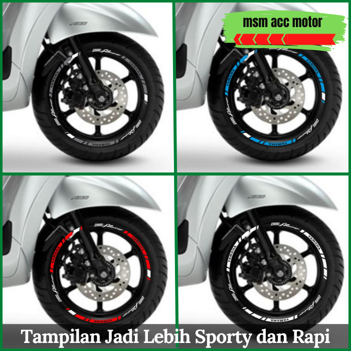 Stiker Sticker Velg Yamaha Grand Filano Berkualitas Premium | Lazada ...