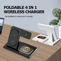 15W Wireless Charger Stand 3 In 1สำหรับ 14 13 12 11 8 Fast Charging Dock Station สำหรับ 8 7 6 สำหรับ Samsung