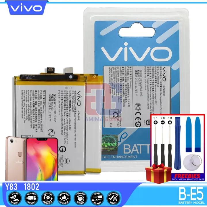 Vivo Y83 Battery For Original Vivoy83 1802 Model B E5 Lithium Ion