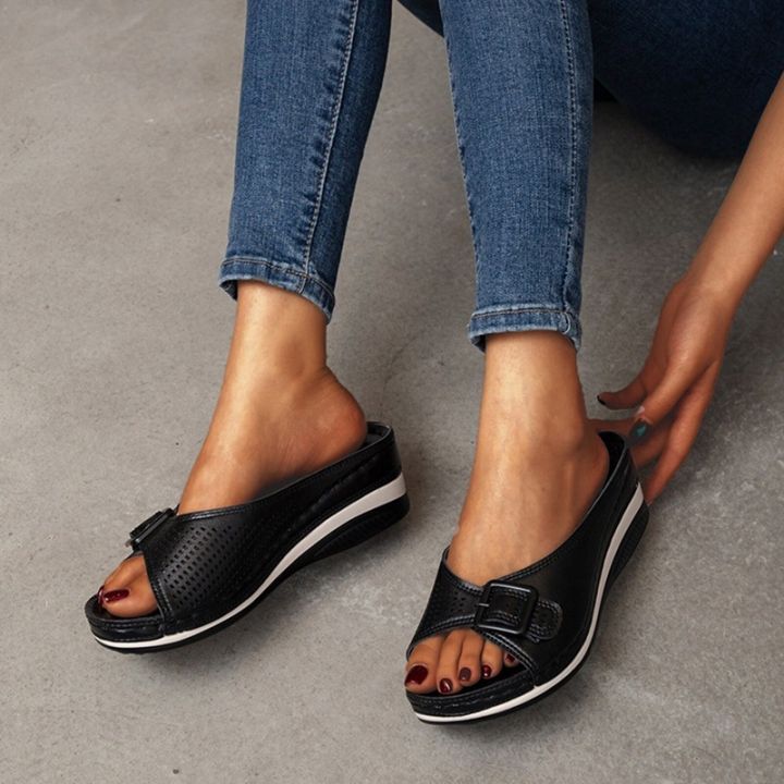 atikota-soft-footbed-orthopedic-รองเท้าแตะผู้หญิงกลางแจ้งแพลตฟอร์ม-wedge-sandal
