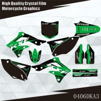 Graphics Decals Stickers Motorcycle Background Custom Number For KAWASAKI KXF 450 KXF450 KX 450F 2012