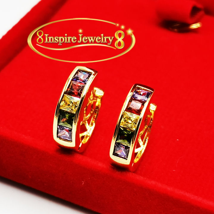 inspire-jewelry-ต่างหูเพชร-เพชรสวิสเล่นไฟดีมาก-งานฝังแบบร้านพลอย-ร้านเพชร-งานจิวเวลลี่เจียเหลี่ยมมาคี-สวยงาม-ปราณีต