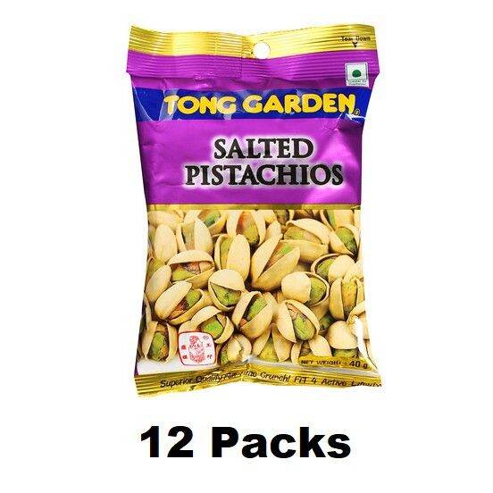 12 Packs Tong Garden Salted Pistachios (LOCAL READY STOCKS) Lazada