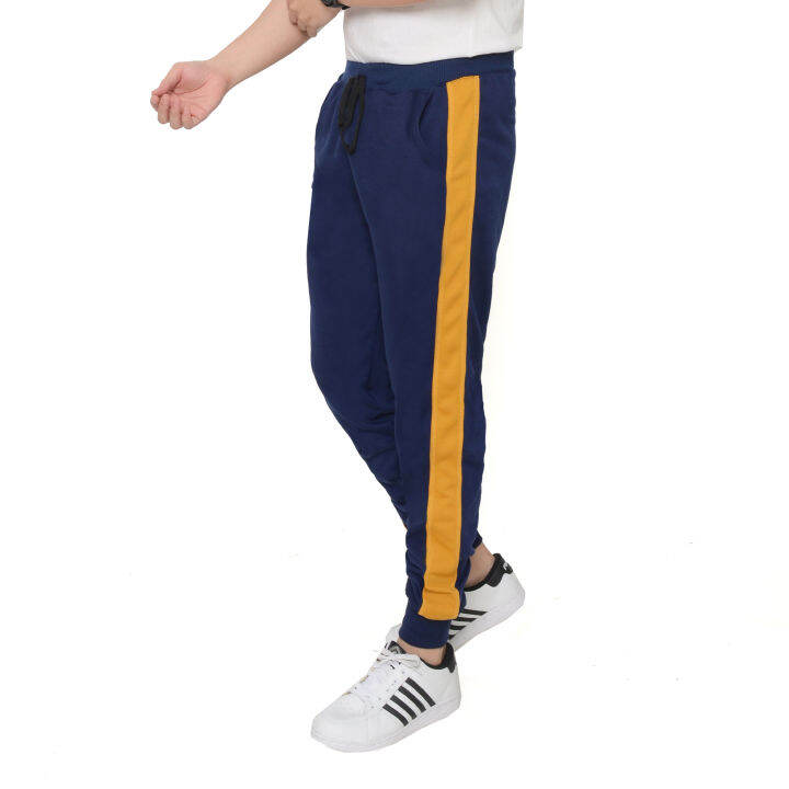 Celana joger Jogger Pria Polos Panjang BIRU DONGKER LIS …