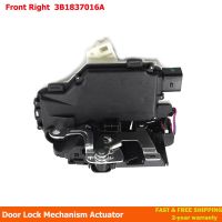 ด้านหน้าขวา3B1837016A สำหรับกอล์ฟ4 IV MK4ที่นั่ง SKODA PASSAT BORA LUPO ด้วงใหม่ประตูกลางกลไกสายไฟตัวล็อกประตูรถ