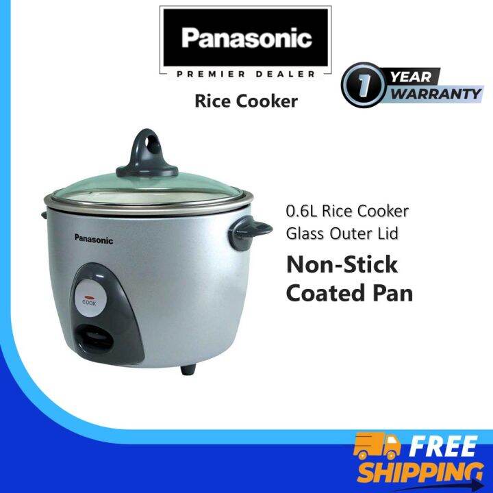 PANASONIC SRG06FG RICE COOKER 0.6L N.STICK PAN SRG06FGLSK Lazada