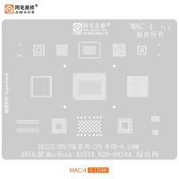 Amaoe Mac1-9 Bga Reballing ลายฉลุสำหรับ Macbook Pro A2159 A1706 A1534 A1989 Mac M1 T2 Em Ssd DR Wifi Cpu Nand แผ่นวงจรไมโครชิป