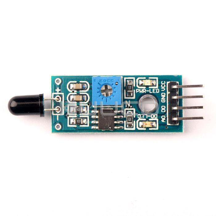 4 - pin flame sensor module fire source detection | Lazada Indonesia