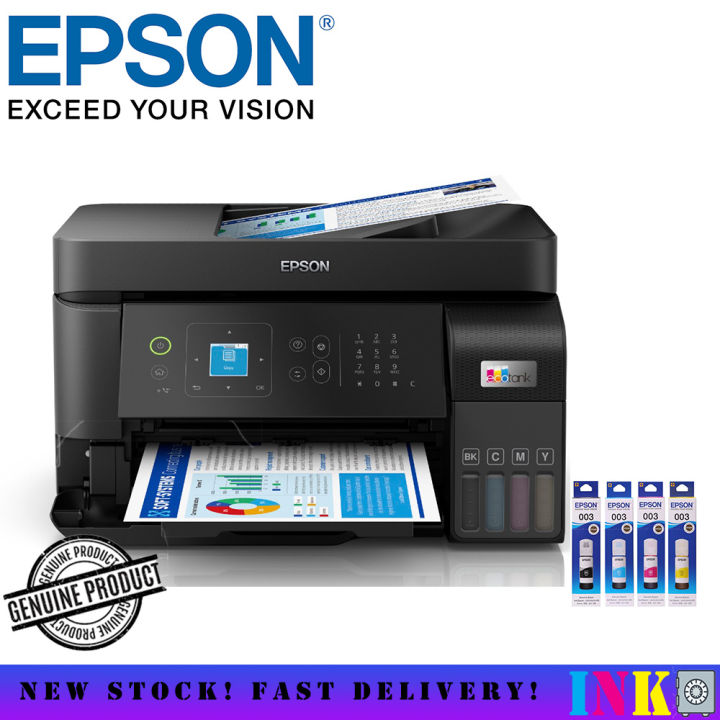 Epson EcoTank L5290 A4 Wi-Fi All-in-One Ink Tank Printer with ADF Print ...