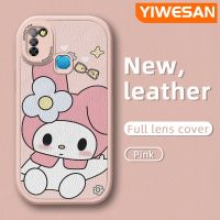 YIWESAN เคสสำหรับ Infinix Smart 5 Hot 10 Lite Smart 6 X657 X657C การ์ตูนน่ารักเมโลดี้ดีไซน์ใหม่นุ่มหนังบางซิลิกาเคสโทรศัพท์เจลฝาปิดเลนส์เต็มกล้องกันกระแทกเคสกันกระแทก