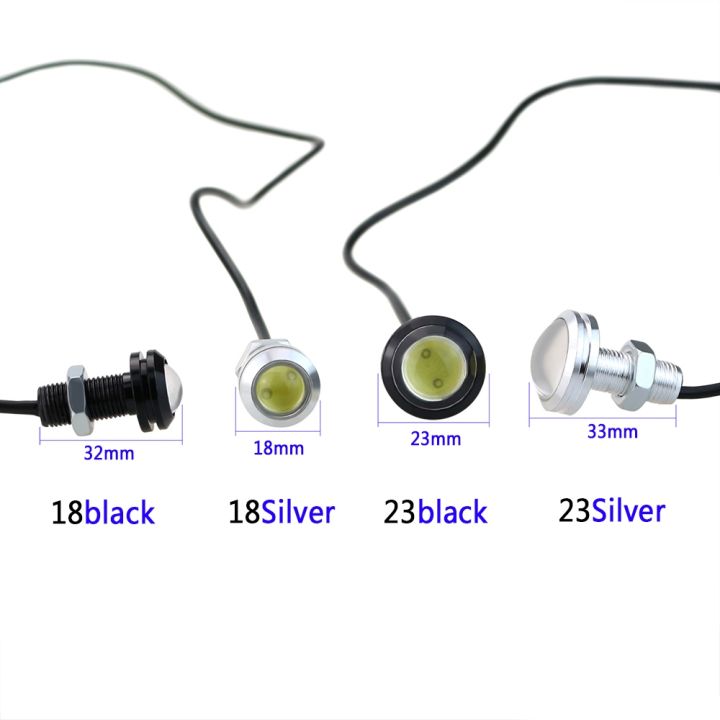 2pcs-daytime-running-lights-source-backup-reversing-parking-signal-lamp-waterproof-18-23mm-black-sliver-led-eagle-eye-dj