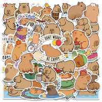 10/50PCS Plump Capybara Cartoon Cute Brown Animals Stickers Scrapbook Laptop Phone Luggage Diary Car Motorcycle Sticker Kid Toy