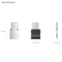 taoranbupxz USB-C 3.1 Type C ตัวแปลงอะแดปเตอร์ OTG ชายเป็น USB หญิงสำหรับดิสก์ U