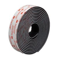 1Meters Dual Lock SJ3550 Reclosable Fastener Tape Mushroom Self-Adhesive Tape Black Color Type 250 Hook and Loop Magic Tape