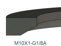 M 10X1 Din3869ซีลขั้วต่อเกลียวแหวนรูปตัว D