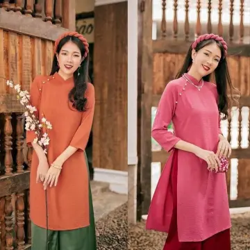 Áo Dài Cách Tân Nữ Dáng Suông Giá Tốt T08/2023 | Mua Tại Lazada.Vn