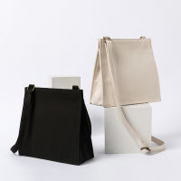 Western style small bag white canvas literary handbags Mori shoulder shoulder small square bag