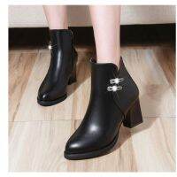 Leather Boots B380 High Quality With Bowknot