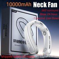 【hot】◊✔  10000mah Neck USB Semiconductor Refrigeration Hanging Neckband Fans mini Air Conditioners fans