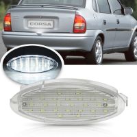 LED ไฟป้ายทะเบียนหมายเลขย้อนกลับแท็กโคมไฟสำหรับ Opel Vauxhall Astra F Corsa Vectra tigra คาราวานรถเก๋งกล่องรถเก๋ง