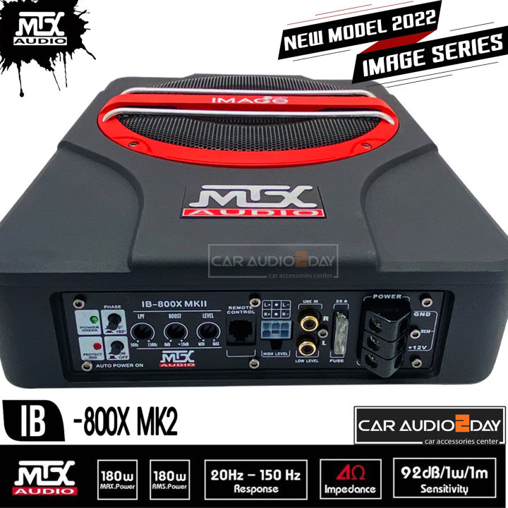 เบสบ็อกmtxแท้-mtx-bassbox-ib-800x-mk2-ซับบ๊อก8นิ้ว-subbox-bassbox-เครื่องเสียงรถยนต์แถมฟรีชุดสายต่อ-ฟิวส์-มีชุดปรับเสียง