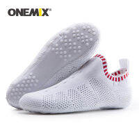 ONEMIX New 2021 Women Indoor Shoes Quick Dry Mesh Environmentally Women Casual Yoga Shoes Slippers Breathable Socks Light Shoes