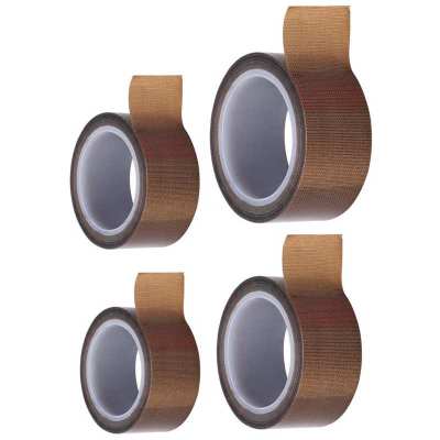 Heat Resistant  PTFE Sealing Tape High Temperature Cloth Insulation Adhesive Roll Tape Vacuum Sealing Machine Consumables Adhesives Tape