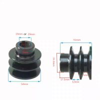 35mm OD 19mm or 20mm ID v pulley electric motor pulley For Honda 168F 170F GX110 GX120 GX160 GX200 7HP ATV Go Kart Engines