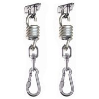 2Pcs Swivel Hooks for Hammock Swing Chairs Stainless Steel Hanging Seat Accessories Kit for Ceiling/Indoor/Outdoor