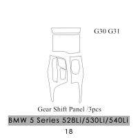 แผงฟิล์มกันรอยเกียร์แผงแบบสลับแดชบอร์ดภายในแบบรักษาได้เองสติกเกอร์สำหรับ Bmw F10 F11 F07 Z4 E89 F25 F26 G30 F15 F16 F30
