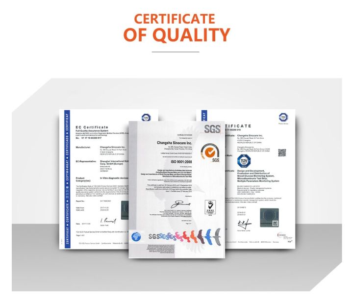 แผ่นตรวจน้ำตาล-sinocare-รุ่น-safe-accu2-แถมฟรี-เข็มเจาะเลือด-test-strip-and-lancet