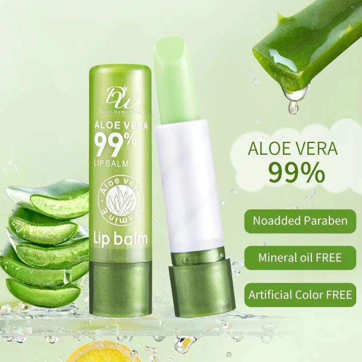 CENTER BEAUTY Hydration Moisturizing Lip Balm Aloe Vera 99 Long