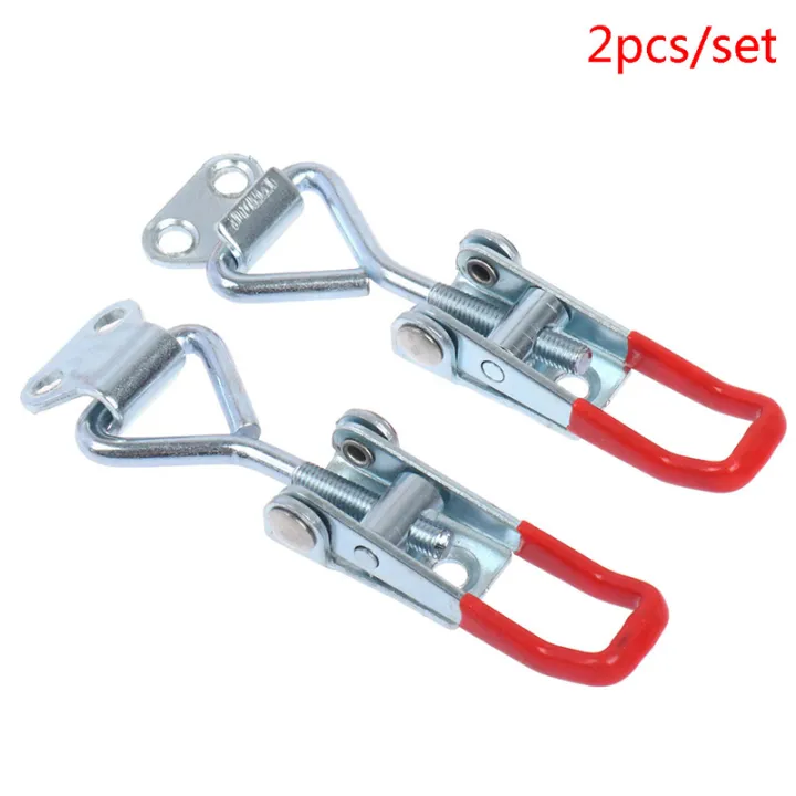 2/4pcs Adjustable Toggle Clamp Steel Latch Pull Action Latch for Tool