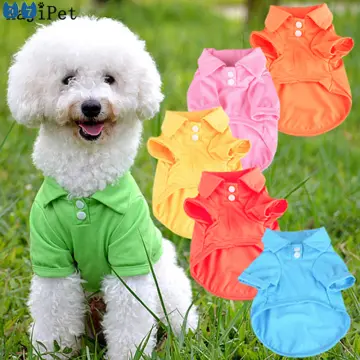 Cartoon Dinosaur Pattern Summer Pet Clothing for Cats Cool Dog Clothes for  Small Dogs Chihuahua Dog Vest Puppy Summer Clothes