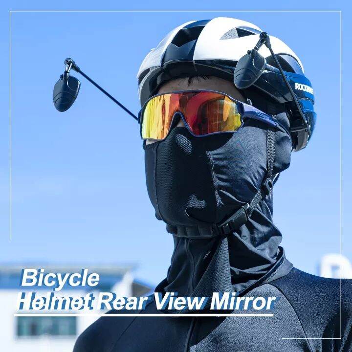 ROCKBROS Helmet Rear View Mirror 360° Adjustable Bike Helmet Side